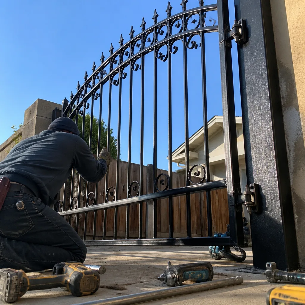 Pedestrian Gate Installation